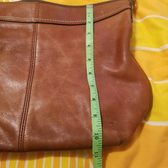 Brown Leather Coach Purse - Picture 3 of 8